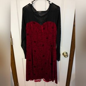 NWOT Once Upon A Time Regina Red Dress Plus Size